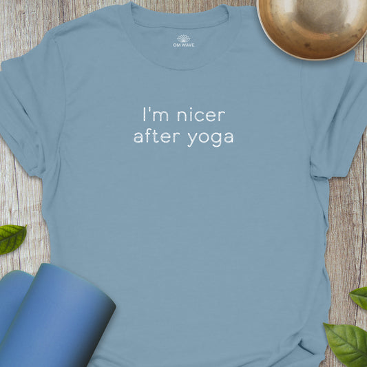 I'm nicer after yoga