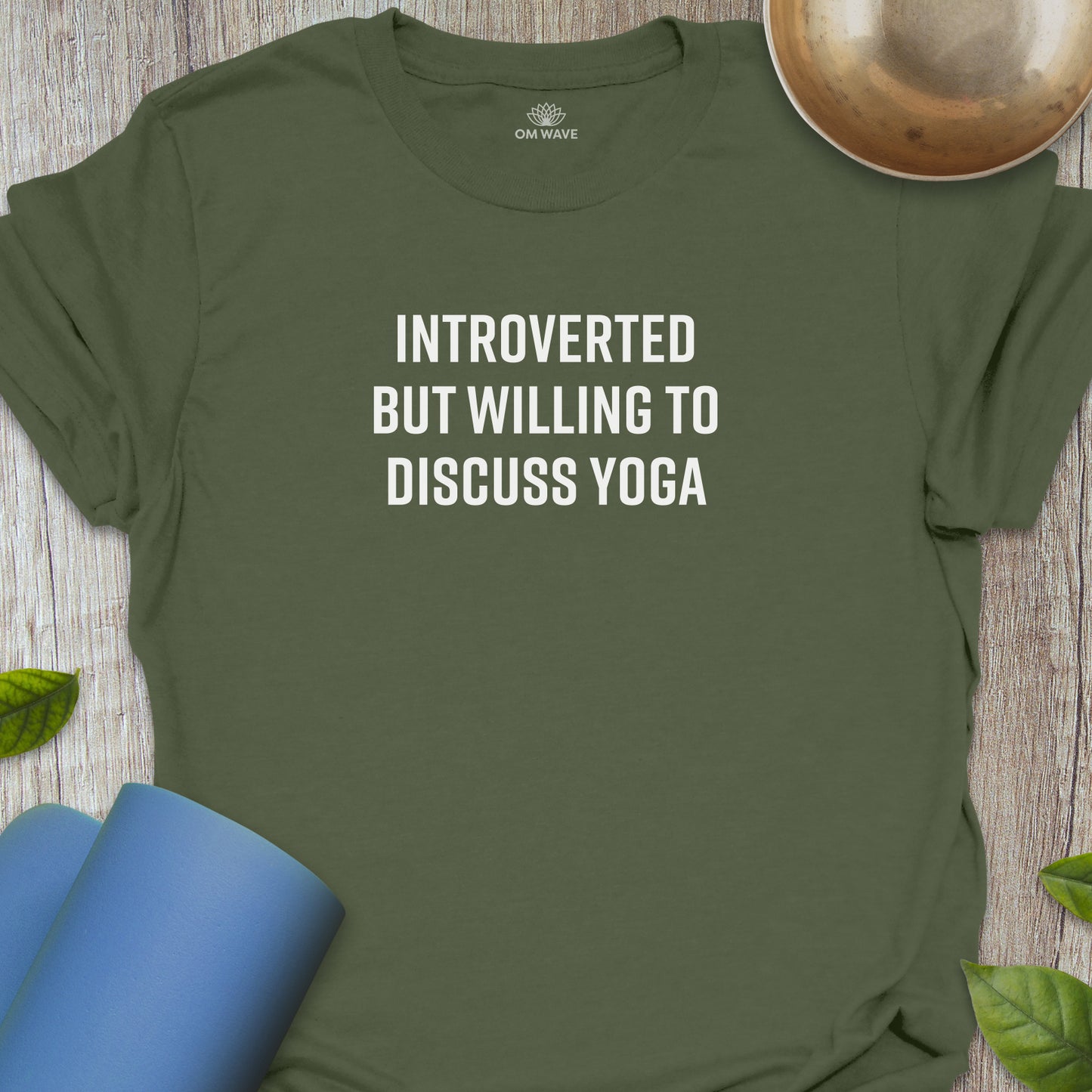 Introverted but willing to discuss yoga