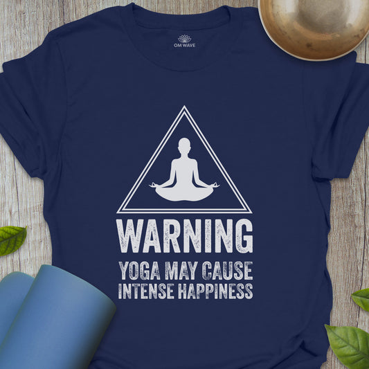 Warning yoga may cause intense happiness